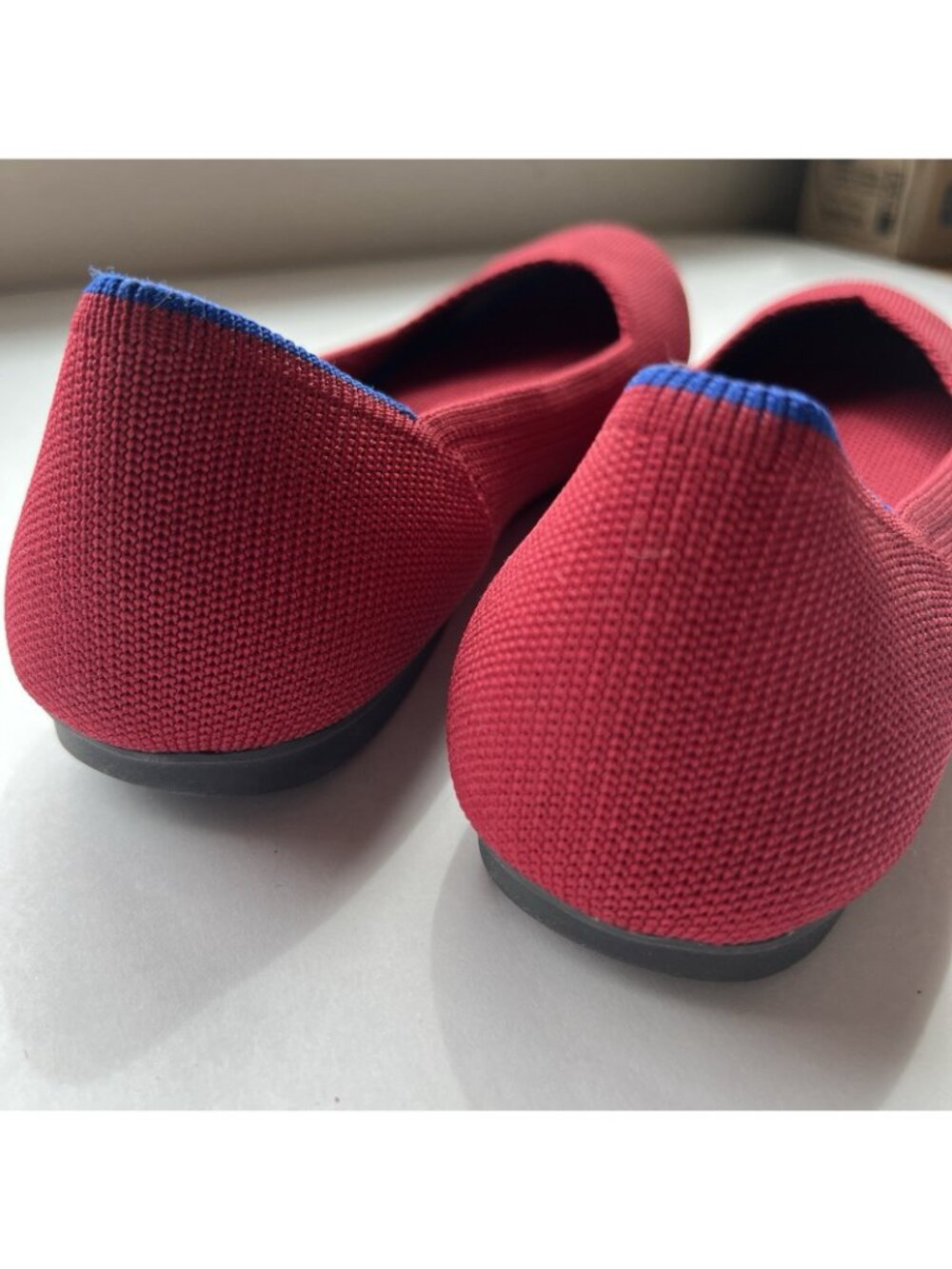 Rothy's Scooter Red The Flats Retired Ballet Shoes Round Toe Women's Size 6 US - Picture 10 of 10